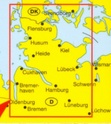 Wegenkaart  - Landkaart Schleswig - Holstein Hamburg Bremen  MP D1 | Marco Polo
