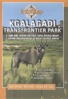 Wegenkaart - landkaart Kgalagadi Transfrontier Park  | Infomap
