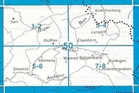 Topografische kaart Belgie NGI 50 / 5-6 Stavelot - Malmédy - Waimes - Ligneuville (1:20.000) - wandelkaart