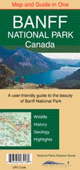 Wegenkaart  - Lankaart Banff National Park Map and Guide in one | Gem Trek