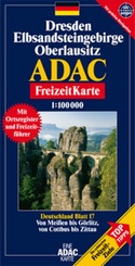 17 Wegenkaart - landkaart Dresden, Elbsandsteingebirge, Oberlausitz | ADAC