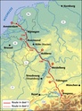 Reitsma's Route naar Rome - dl.1 A'dam - Bregenz (Bodensee) | Pirola