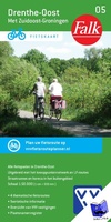 Fietskaart 05 Drenthe-Oost met Zuidoost-Groningen ( Met Knooppuntennetwerk ) | Falk