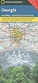 Wegenkaart - Landkaart Georgia State Guide Map | National Geographic