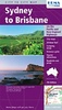 Landkaart - wegenkaart Sydney to Brisbane | HEMA maps
