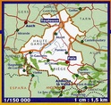 Wegenkaart - landkaart - autokaart 343 Ariege - Haute Garonne / Pyreneeen | Michelin Local