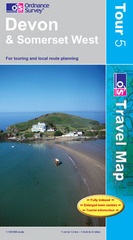 Fietskaart 05 Devon & Somerset West Tour Map | Ordnance Survey