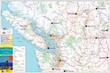 Wegenkaart  - Landkaart 4. Southwest British Columbia & Northern Washington | Gem Trek