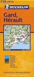 Wegenkaart - landkaart - autokaart 339 Gard - Herault (Languedoc) | Michelin Local