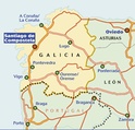 Landkaart - wegenkaart Michelin 571 Galicia - Santiago de Compostela - Vigo - La Curuna  (Galicië) | Michelin