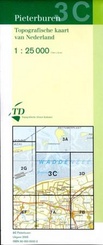 Topografische kaart / Wandelkaart 3C Pieterburen