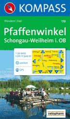 Kompass wandelkaart 179 Pfaffenwinkel-Schongauer Land
