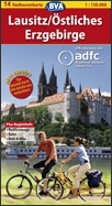 Fietskaart ADFC-Radtourenkarte Blatt 14 Lausitz Östliches Erzgebirge | BVA