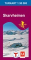 Wandelkaart 2661 Skarvheimen - Geiterygghytta , topografische kaart Turkart Noorwegen | Statens - Ugland IT