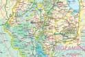 Wegenkaart - landkaart Malawi & Mozambique | ITMB