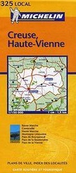 Wegenkaart - landkaart - autokaart 325 Creuse - Haute Vienne | Michelin Local