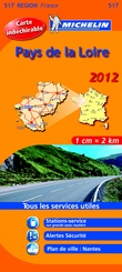 Wegenkaart - Landkaart 517 Pays de la Loire 2012 | Michelin