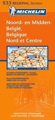 533 Wegenkaart - landkaart Michelin 533 Noord- en Midden België | Michelin