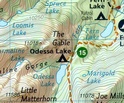 Wandelkaart Rocky Mountain National Park - Colorado (GPS) no 200 | National Geographic