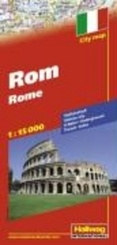 Stadsplattegrond - wegenkaart Rome | Hallwag
