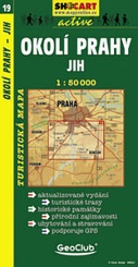 Shocart 19 OKOLÍ PRAHY - JIH, Umgebung Prag (Süd)  / Wandelkaart Tsjechie