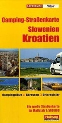 Landkaart - Wegenkaart Kroatië en Slovenië met alle campings en camperplaatsen | Promobil