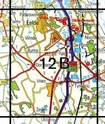 Topografische kaart / Wandelkaart 12B Vries