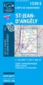 Wandelkaart 1530 E - 1530E St-Jean-d'Angely  | IGN Bleue Topografische kaart