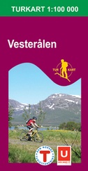 Wandelkaart 2645 Vesterålen, topografische kaart - turkart Noorwegen | Statens - Ugland IT 2645