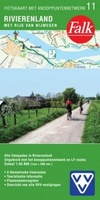Fietskaart 11 Rivierenland met Rijk van Nijmegen ( Met Knooppuntennetwerk ) | Falk