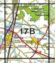 Topografische kaart / Wandelkaart 17B Beilen