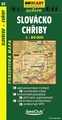 Shocart 63 SLOVÁCKO, CHŘIBY - Slovácko - Chriby   / Wandelkaart Tsjechie