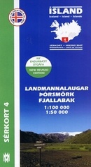 Wandelkaart 04 Landmannlaugar - Þórsmörk - Fjallabak - Eyjafjallajökull Vulkaan - IJsland | Mal og Menning