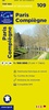 Wegenkaart - Landkaart 109 fietskaart Paris - Compiegne | IGN
