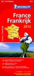 Wegenkaart - landkaart - autokaart 721 Frankrijk 2012 | Michelin
