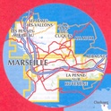 Stadsplattegrond - landkaart Marseille - Aubagne | IGN
