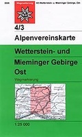 Wandelkaart - Alpenvereinskarte 4/3 Wetterstein und Mieminger Gebirge | OAV