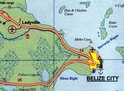 Wegenkaart - landkaart Belize | ITMB