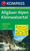 Kompass wandelkaart 3 Allgäuer Alpen
