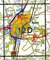 Topografische kaart / Wandelkaart 12D Assen