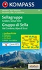 Wandelkaart 59 Sellagruppe/Gruppo di Sella-Gröden/Val Gardena-Seiser Alm/Alpe di Siusi | Kompass