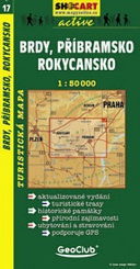 Shocart 17 BRDY, PŘÍBRAMSKO, ROKYCANSKO - Brdy - Pribram - Rokytzan  / Wandelkaart Tsjechie