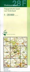 Topografische kaart / Wandelkaart 28F Ootmarsum - Twente