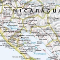 Wandkaart - landkaart Central America - Centraal Amerika | National Geographic plano geplasftificeerd