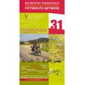 Fietskaart 31 Fietsroute netwerk Fietsen langs kanalen van Parijs en Versailles met detailkaart van Parijs - Paris à Vélo   | Sportoena