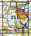 Topografische kaart / Wandelkaart 25B Zaandam