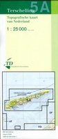 Topografische kaart / Wandelkaart 5A Terschelling