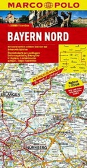 Wegenkaart - Landkaart Beieren - Bayern Nord  MP D12 | Marco Polo