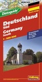 Wegenkaart - landkaart Duitsland zuid - Deutschland sud | Hallwag