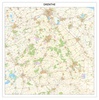 Wandkaart Provincie Drenthe - topografische wegenkaart met ophangsysteem | uitg 12 prov.